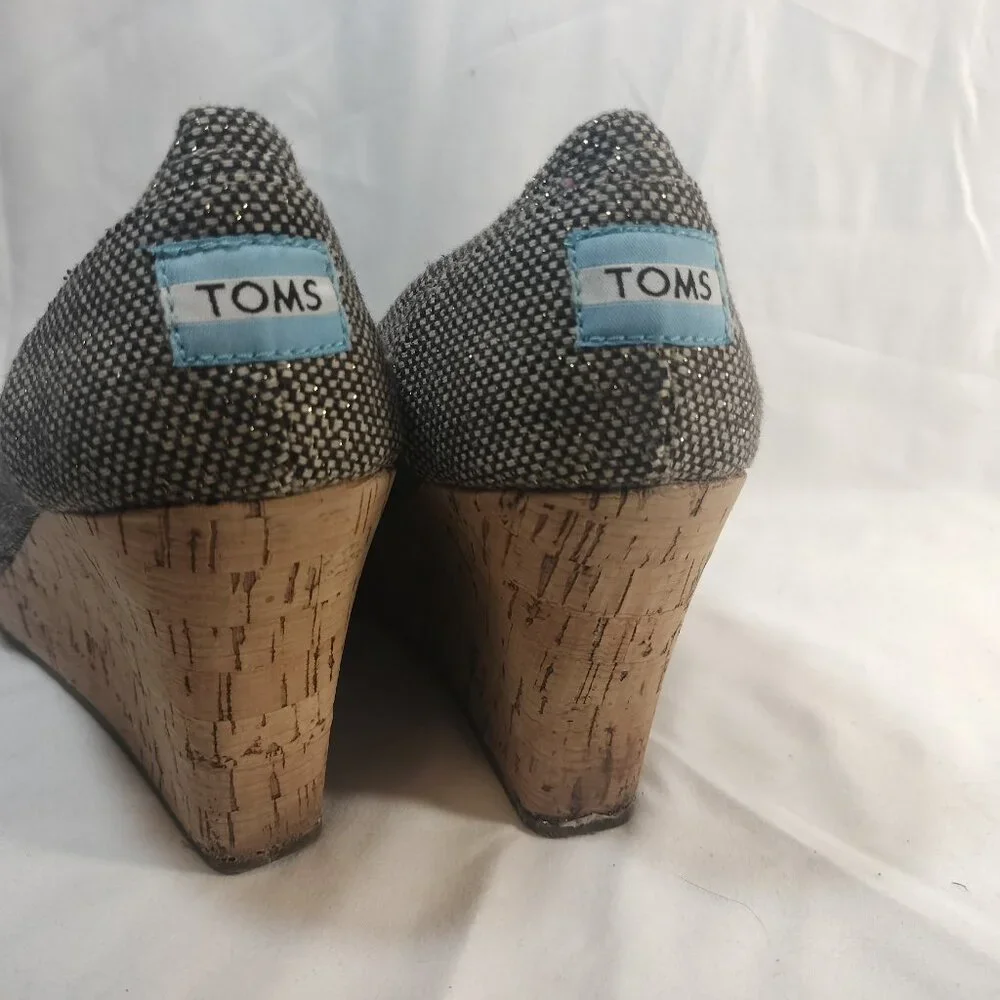 Toms‎ Wedge Cork Espadrilles (Stella)